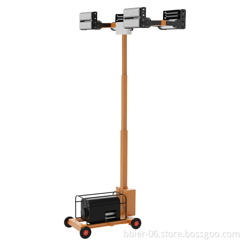 Mobile Trailer LED Work Light - High Power & Adjustable Height